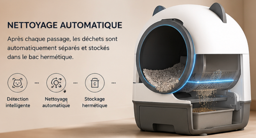 Litiére Automatique Intelligente Chat