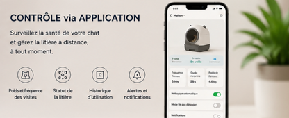 Litiére Automatique Intelligente Chat