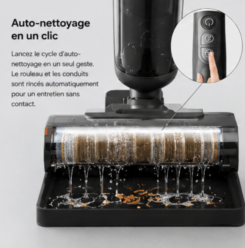 Aspirateur Laveur Sans Fil