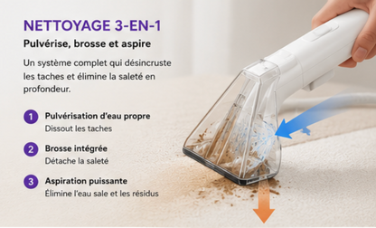 Aspirateur Laveur Canapé.