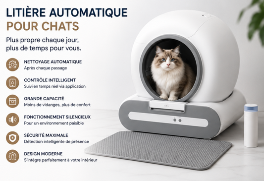 Litière Automatique Design Chat
