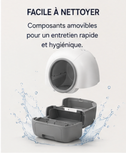 Litière Automatique Design Chat